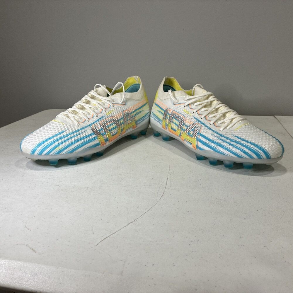IDA Women's Rise Elite FG/AG Soccer Cleats, Size 8.5- White & Blue - Picture 4 of 5